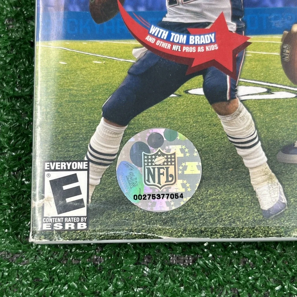 Wii Backyard Football With Tom Brady & Backyard Football W/ Tom Brady 09'‎ CIB